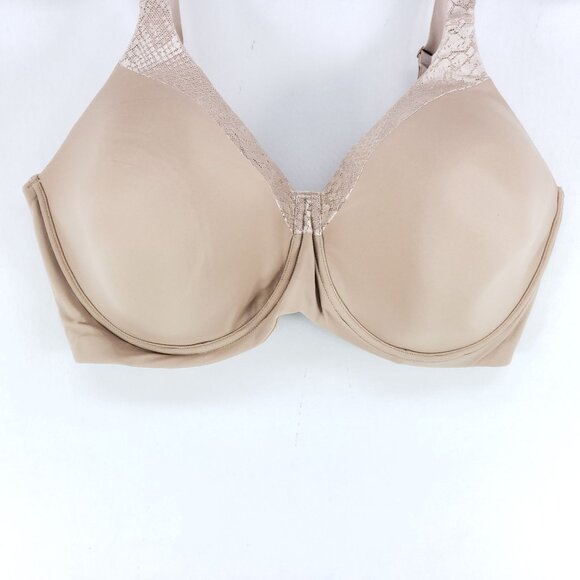 Leading Lady Luxe Side Smoothing Bra Size 44F Nude Underwire - Picture 3 of 7